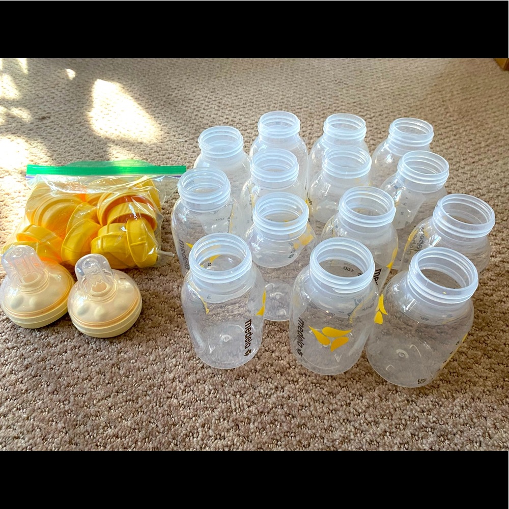 Medela bottles and Calma Nipples